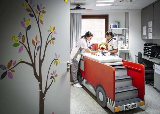 Pediatrie onderzoeksruimte