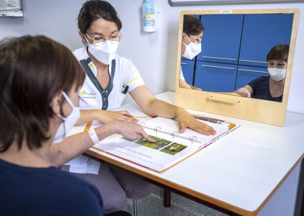 Therapie patiënt op SP-revalidatie