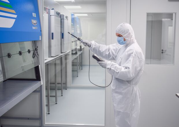 Gelijkaardige cleanroom op andere locatie