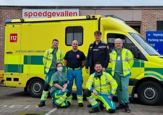 team ziekenwagen Sint-Trudo en Hulpverleningszone Zuid-West Limburg