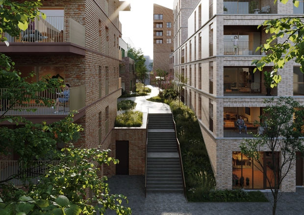 Buur en Berg schets trappen 