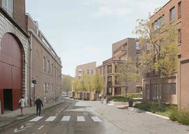 Stenaartberg straat met zicht op Buur en Berg