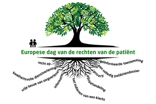 Campagnebeeld Europese dag van de rechten van de patiënt 