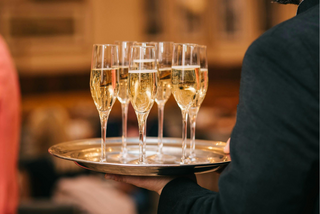 Stockbeeld nieuwjaarsreceptie